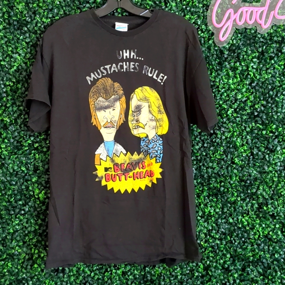MINT Beavis and Butthead Junk Food T shirt Medium Unisex